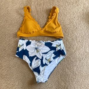 Cupshe high waisted bikini!